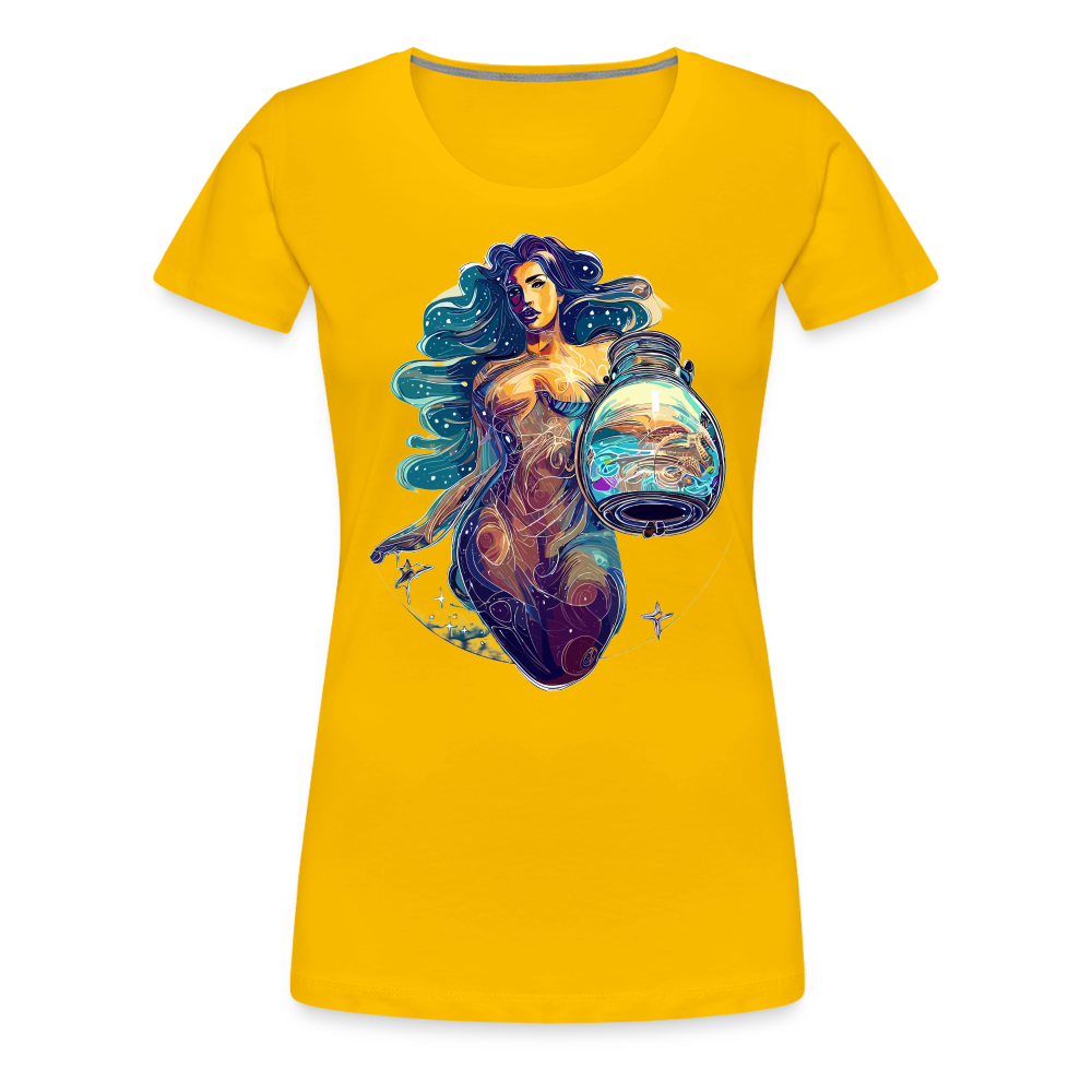 Women’s Mythical Aquarius Premium T-Shirt - sun yellow