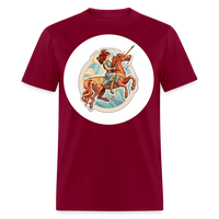 Thumbnail for Men's Symbol Sagittarius Classic T-Shirt - burgundy