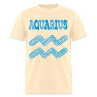 Thumbnail for Men's Power Words Aquarius Classic T-Shirt - natural