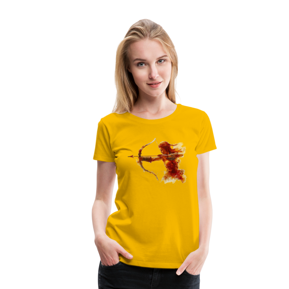 Women’s Mythical Sagittarius Premium T-Shirt - sun yellow