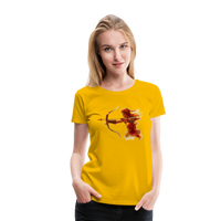 Thumbnail for Women’s Mythical Sagittarius Premium T-Shirt - sun yellow