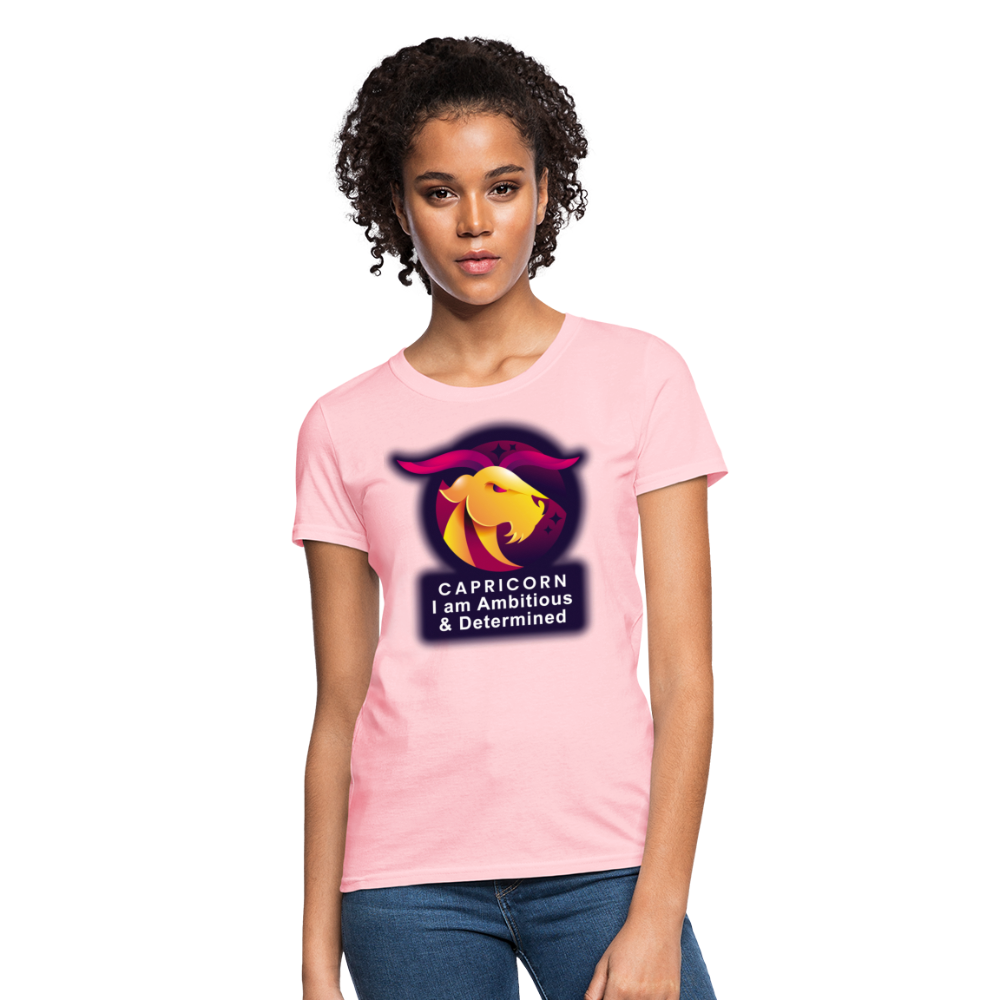 Women's Glow Capricorn T-Shirt - pink