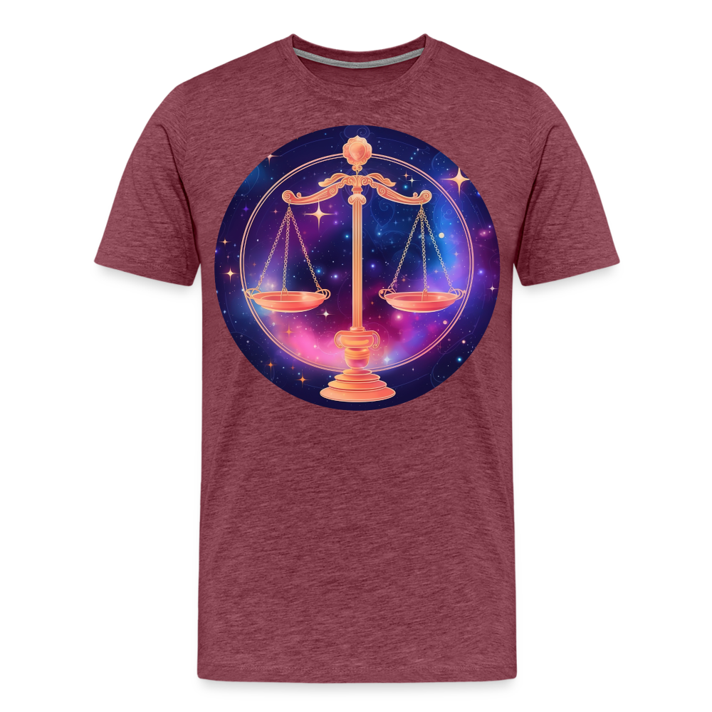 Men's Magic Libra Premium T-Shirt - heather burgundy