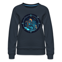 Thumbnail for Women’s Magic Sagittarius Premium Sweatshirt - navy