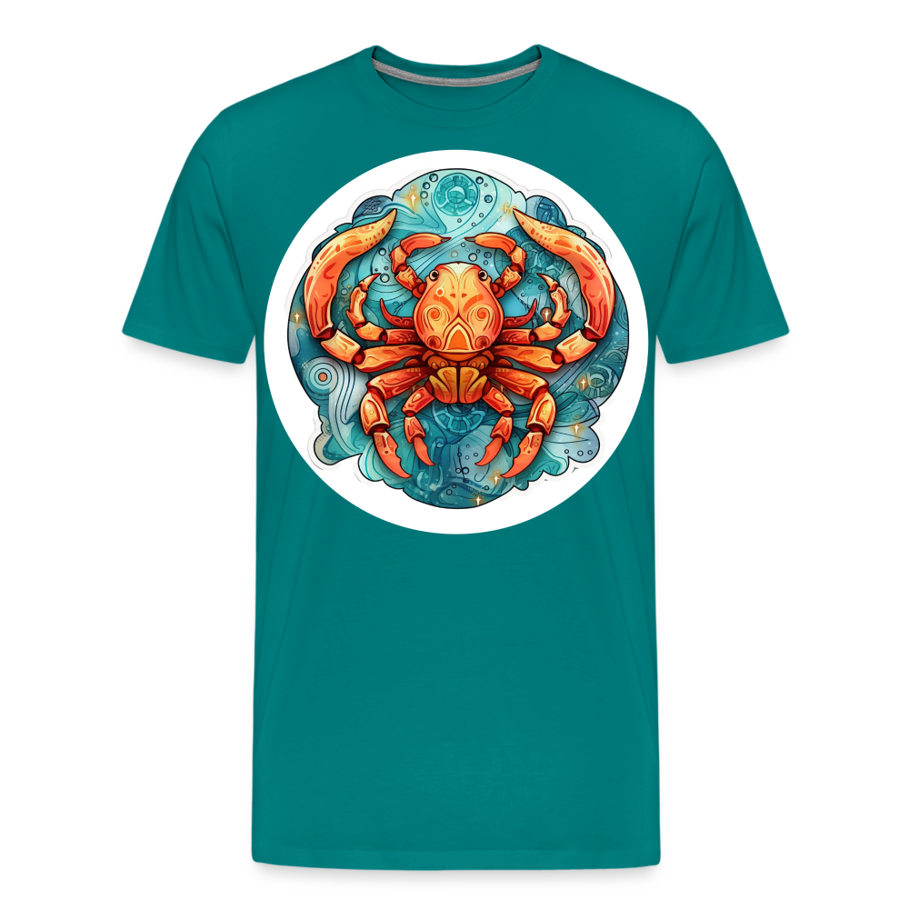 Men's Symbol Cancer Premium T-Shirt - teal