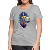 Thumbnail for Women’s Mythical Aquarius Premium T-Shirt - heather gray