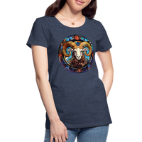 Thumbnail for Women’s Mosaic Aries Premium T-Shirt - heather blue