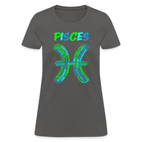 Thumbnail for Women's Power Words Pisces T-Shirt - charcoal