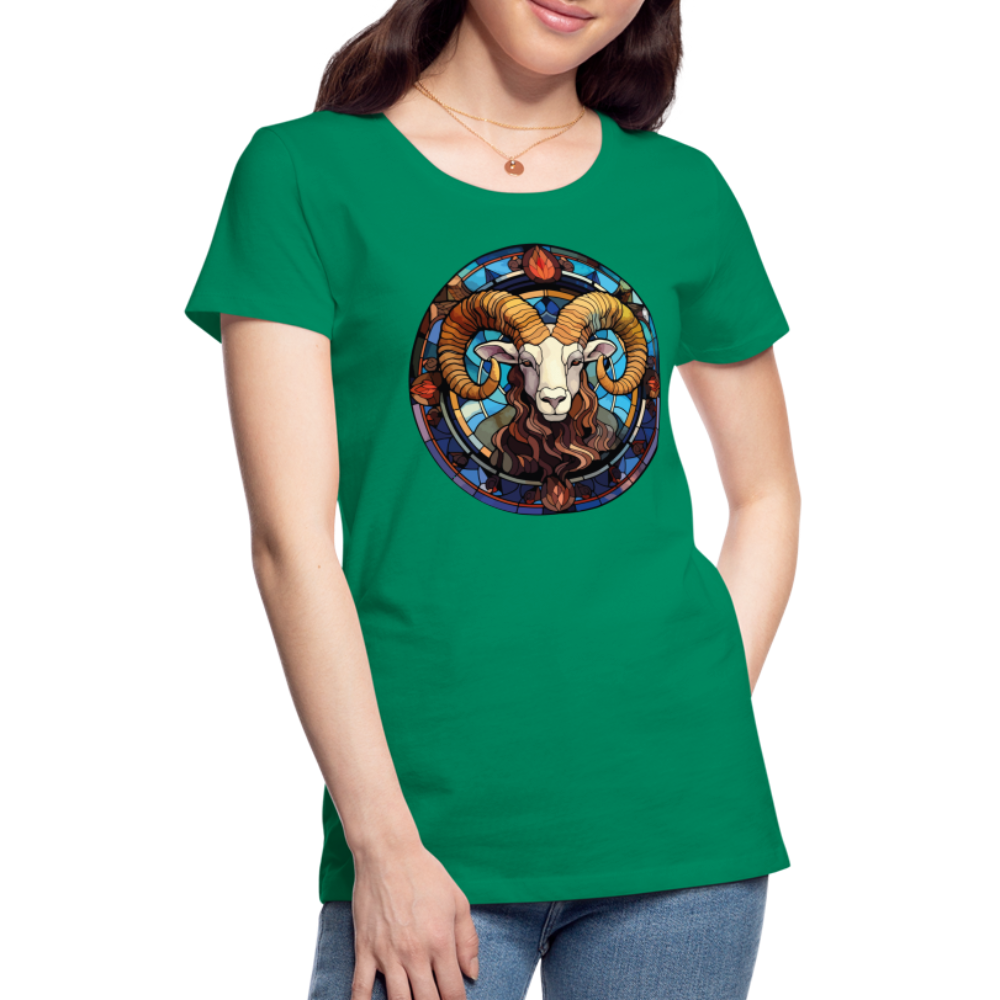 Women’s Mosaic Aries Premium T-Shirt - kelly green