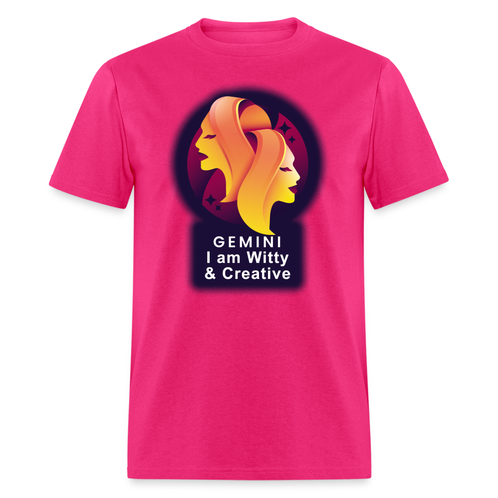 Men's Glow Gemini Classic T-Shirt - fuchsia