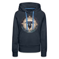 Thumbnail for Women’s Mythical Taurus Premium Hoodie - navy