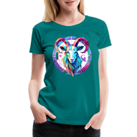 Thumbnail for Women’s Mythical Aries Premium T-Shirt - teal