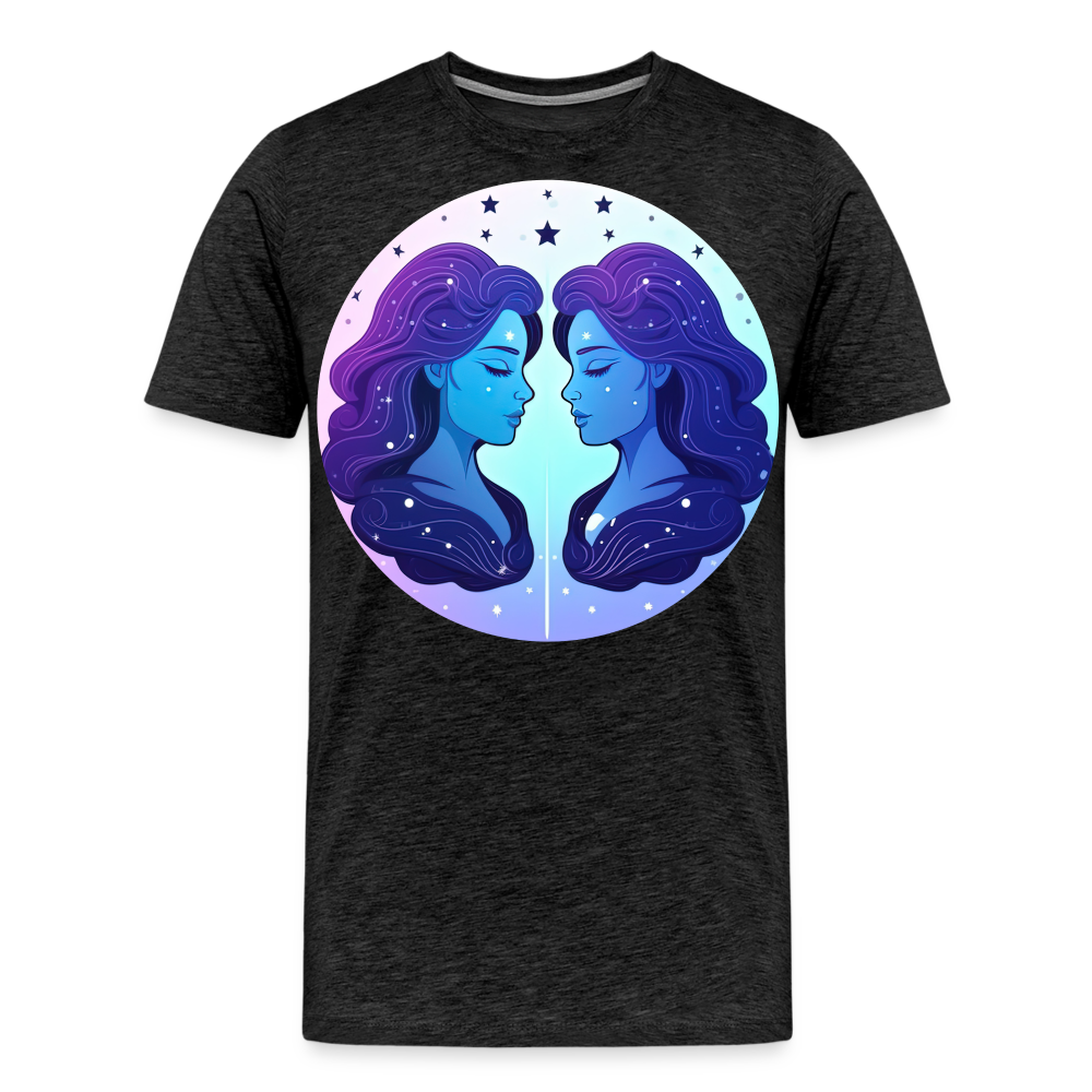 Men's Magic Gemini Premium T-Shirt - charcoal grey