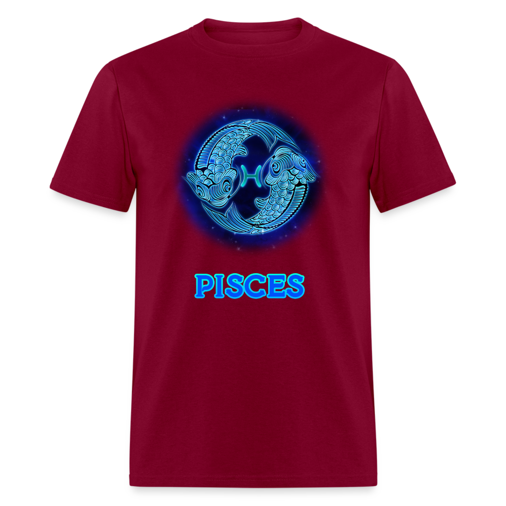 Men's Stellar Pisces Classic T-Shirt - burgundy