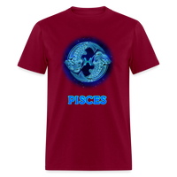 Thumbnail for Men's Stellar Pisces Classic T-Shirt - burgundy