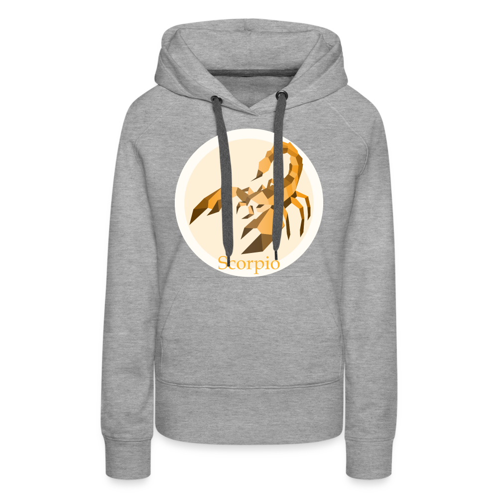 Women’s Mosaic Scorpio Premium Hoodie - heather grey