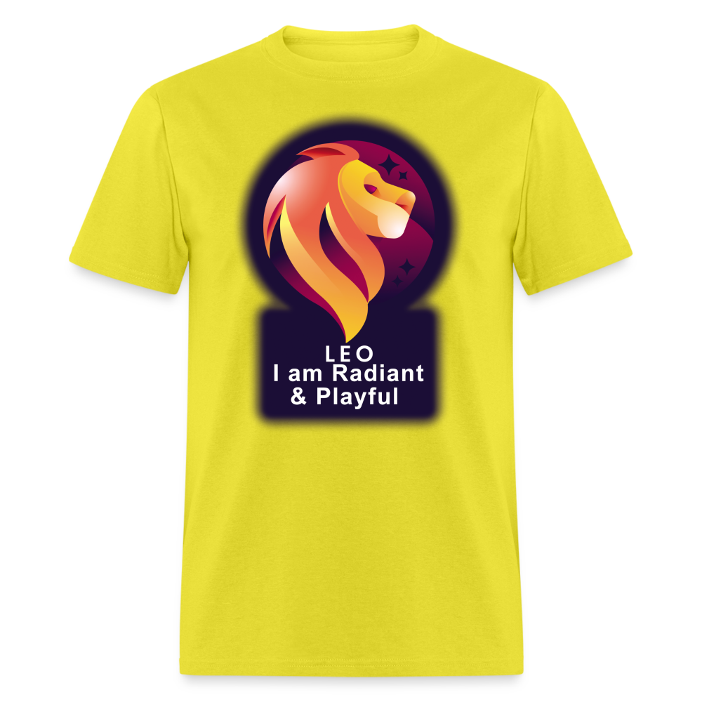 Men's Glow Leo Classic T-Shirt - yellow