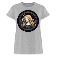 Thumbnail for Women's Mystic Virgo Relaxed Fit T-Shirt - heather gray