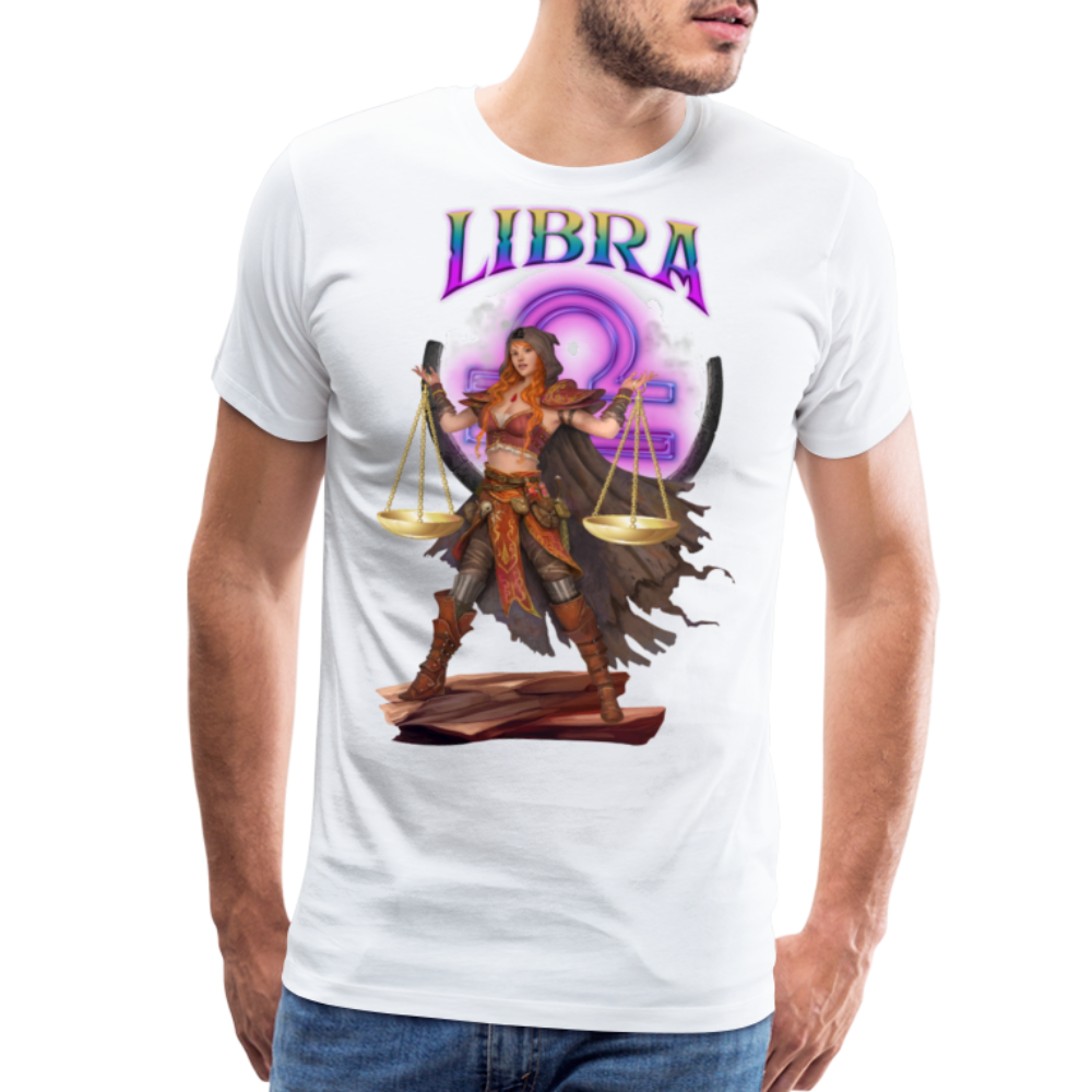 Men's Astral Libra Premium T-Shirt - white