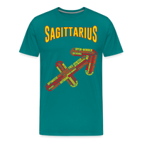 Thumbnail for Men's Power Words Sagittarius Premium T-Shirt - teal