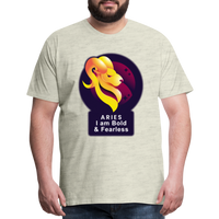 Thumbnail for Men's Glow Aries Premium T-Shirt - heather oatmeal