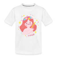 Thumbnail for Kid’s Pinky Virgo Premium Organic T-Shirt - white