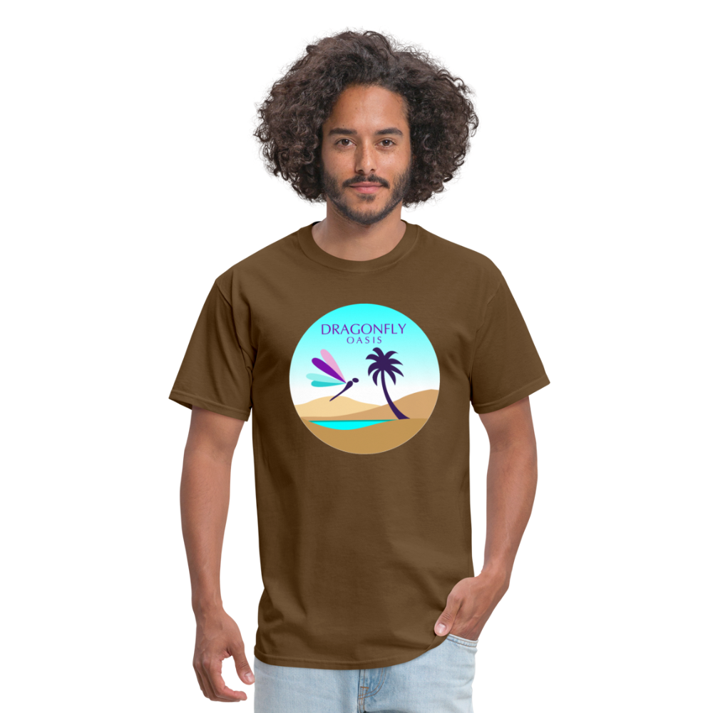 Men's Dragonfly 2nd Logo Classic T-Shirt - brown