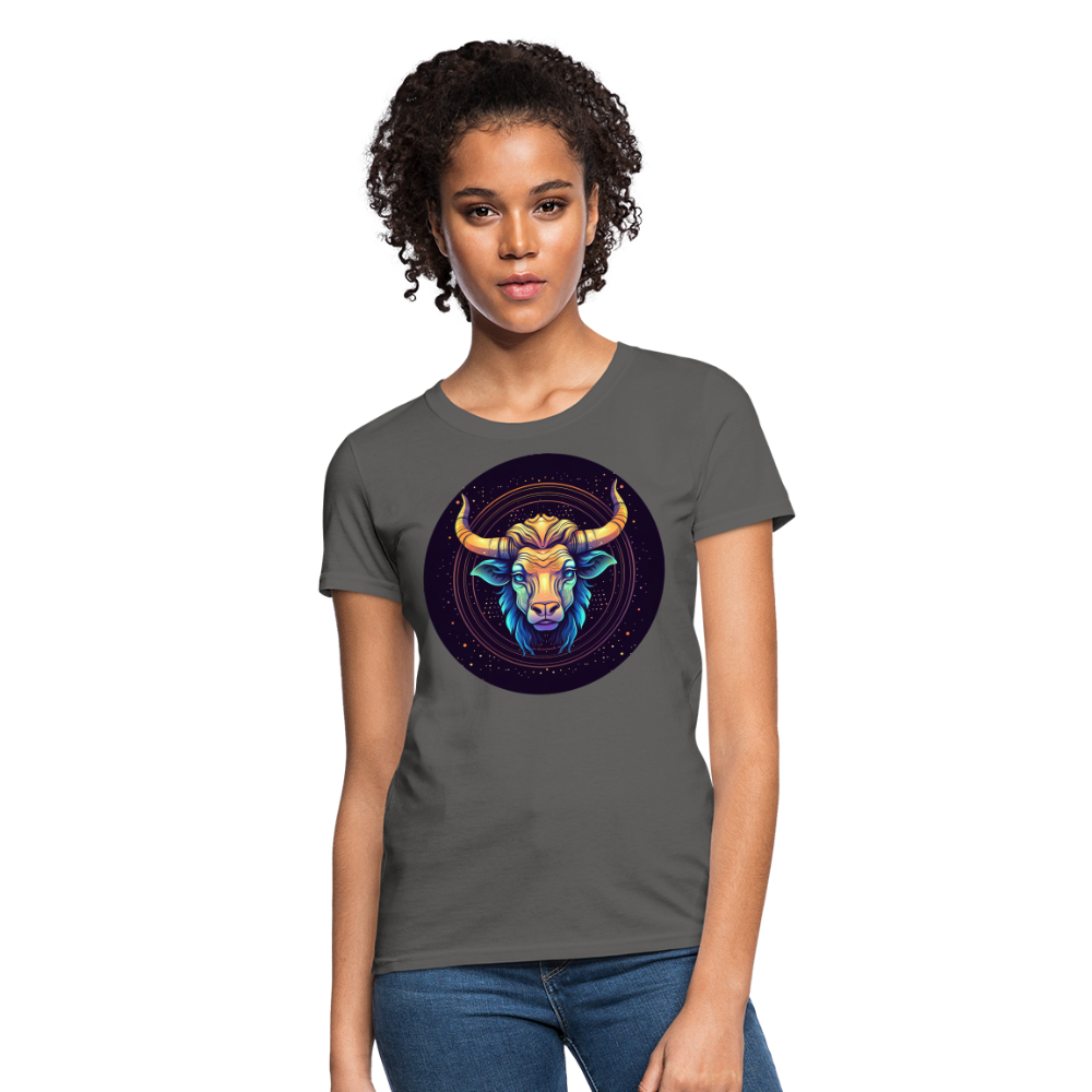 Women's Magic Taurus T-Shirt - charcoal