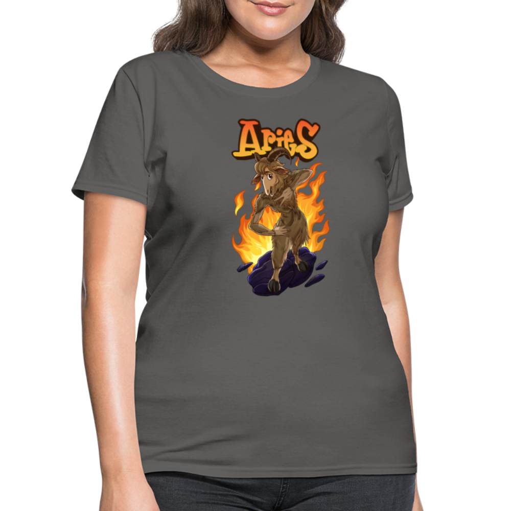 Women's Aries Narihndrab T-Shirt - charcoal