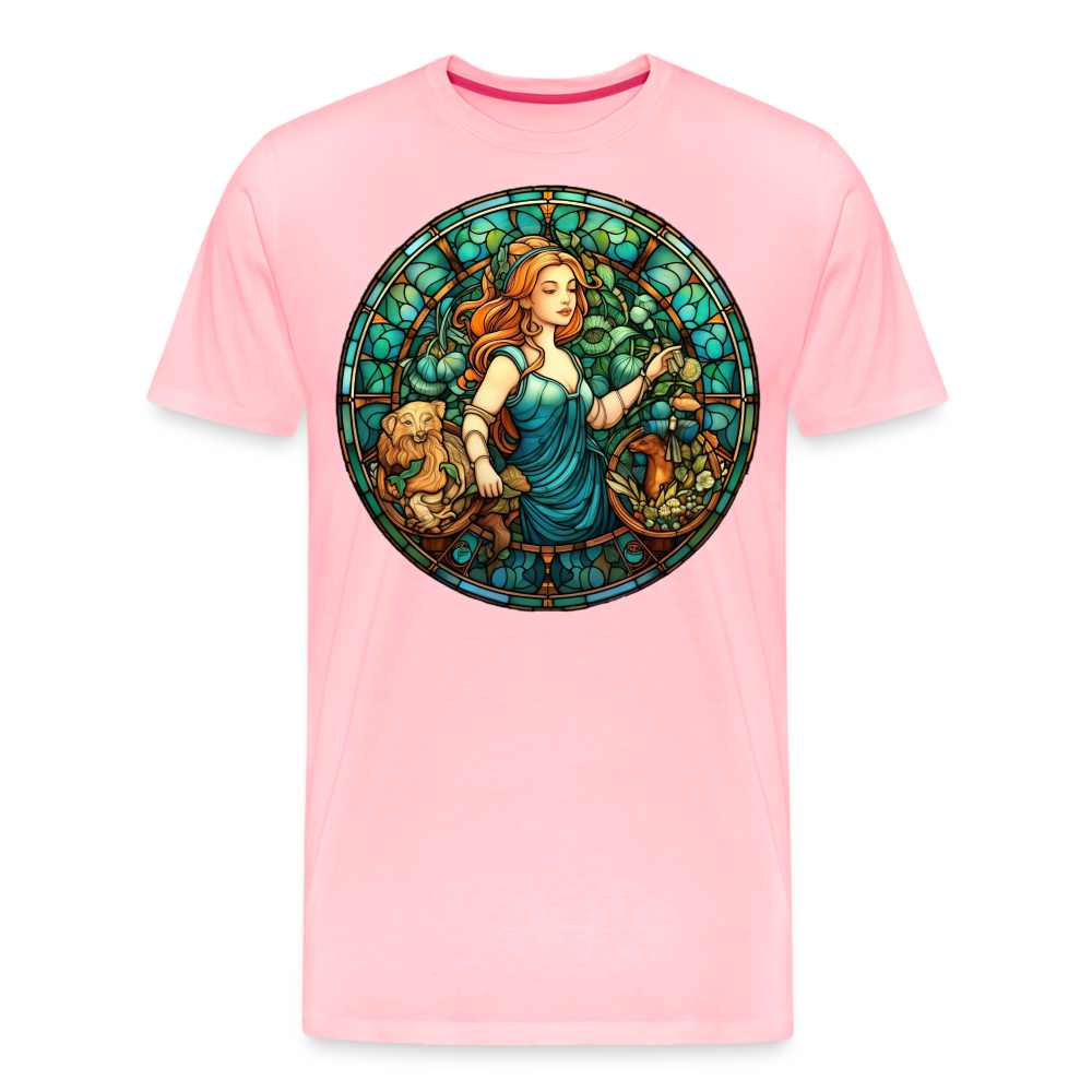 Men's Mosaic Virgo Premium T-Shirt - pink