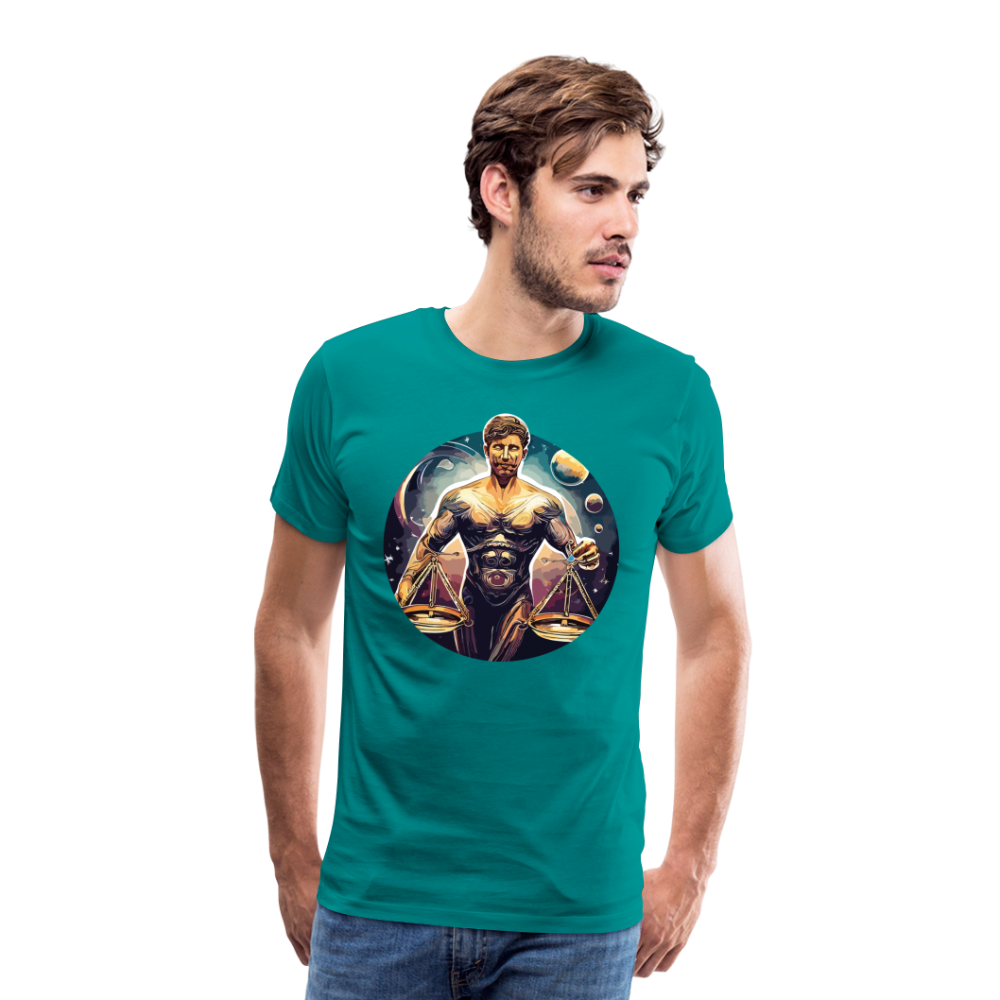 Men's Mythical Libra Premium T-Shirt - teal