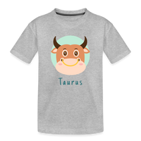 Thumbnail for Kid’s Astro Toon Taurus Premium Organic T-Shirt - heather gray