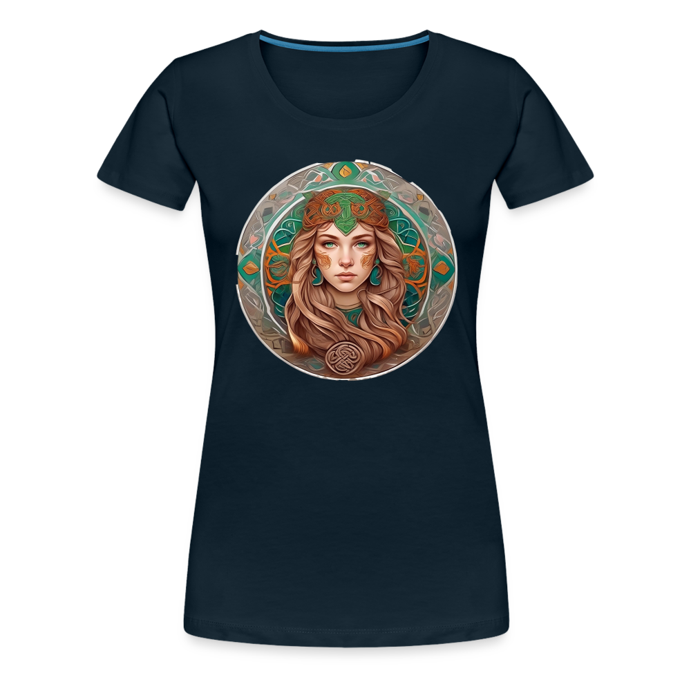 Women’s Mythical Virgo Premium T-Shirt - deep navy