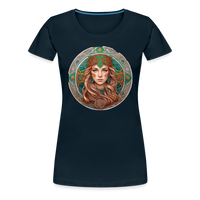 Thumbnail for Women’s Mythical Virgo Premium T-Shirt - deep navy