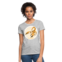 Thumbnail for Women's Mosaic Scorpio T-Shirt - heather gray