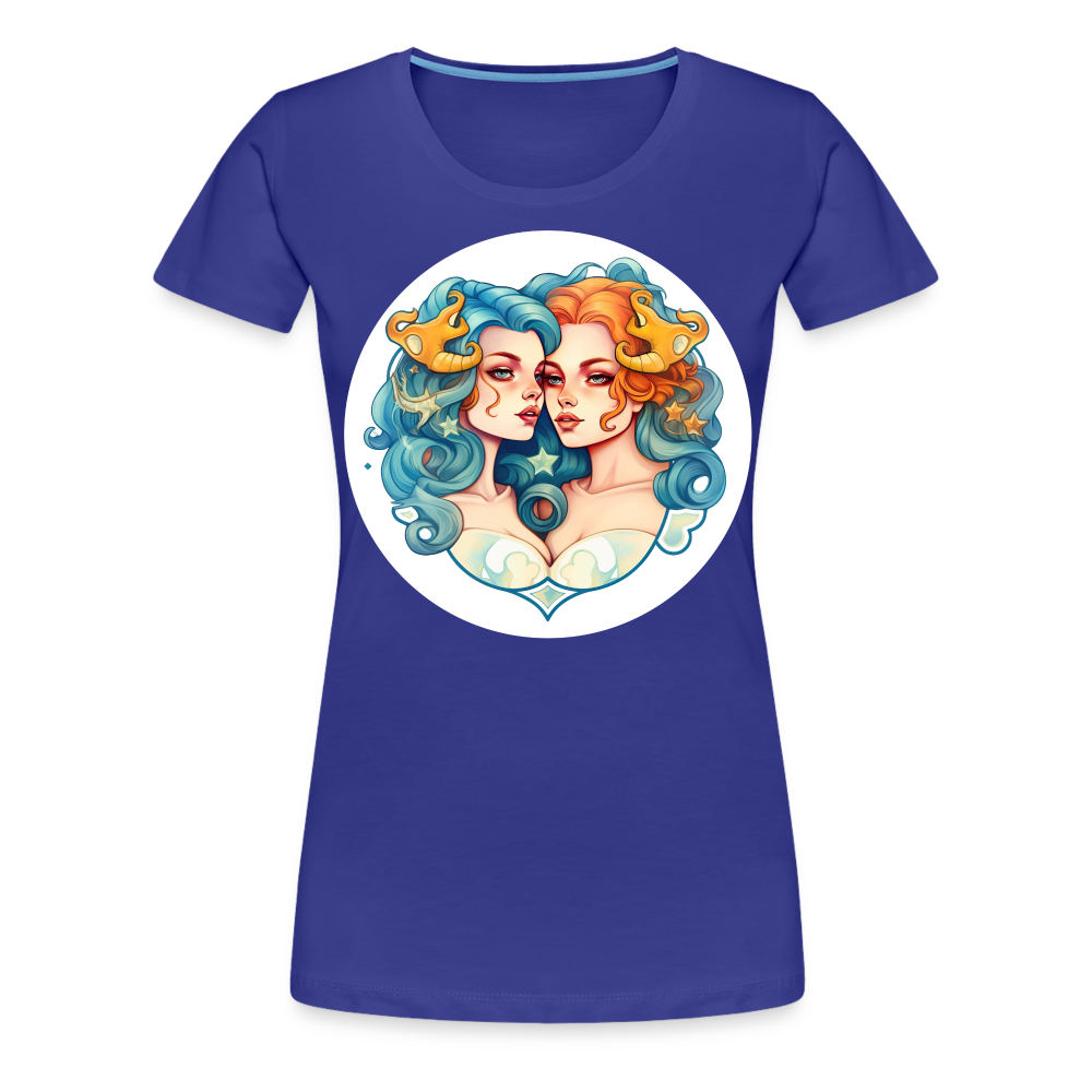 Women’s Symbol Gemini Premium T-Shirt - royal blue