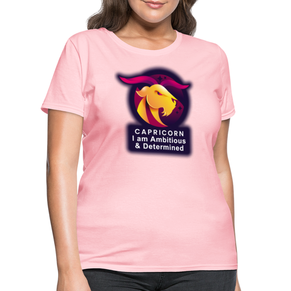 Women's Glow Capricorn T-Shirt - pink