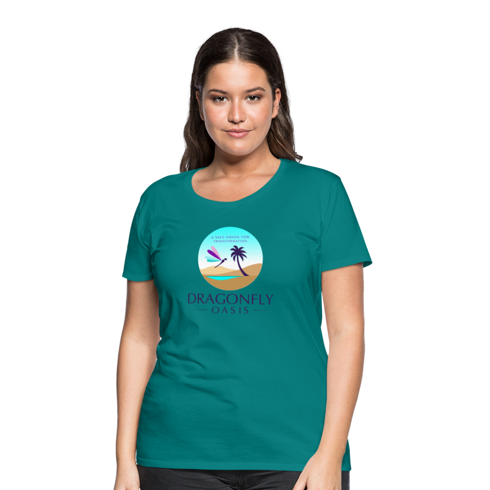 Women's Dragonfly Oasis V.1 Premium T-Shirt - teal