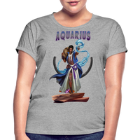 Thumbnail for Women's Aquarius Relaxed Fit T-Shirt - heather gray