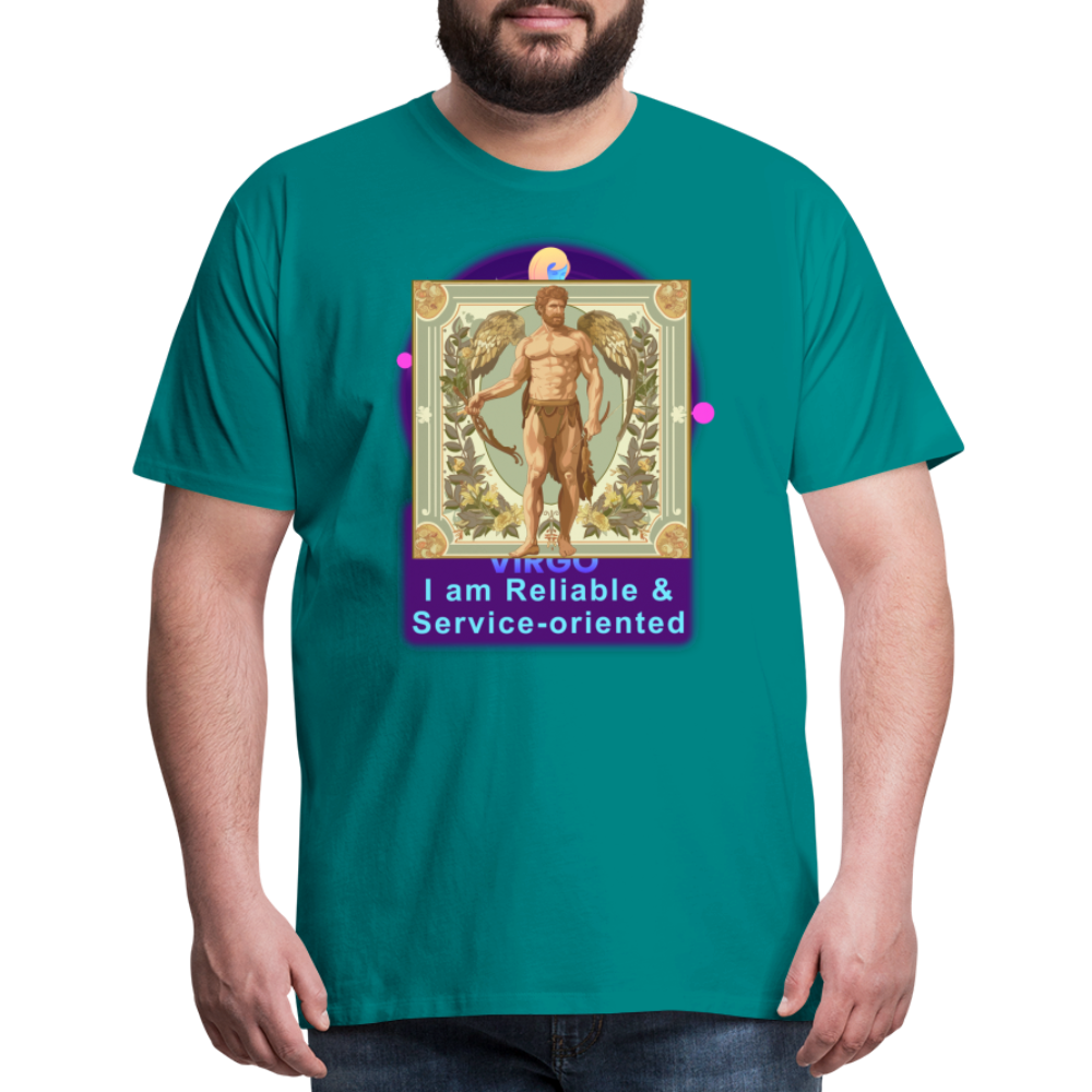 Men's Mythical Virgo Premium T-Shirt - teal