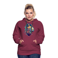 Thumbnail for Women’s Mythical Aquarius Premium Hoodie - burgundy