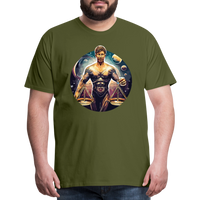 Thumbnail for Men's Mythical Libra Premium T-Shirt - olive green