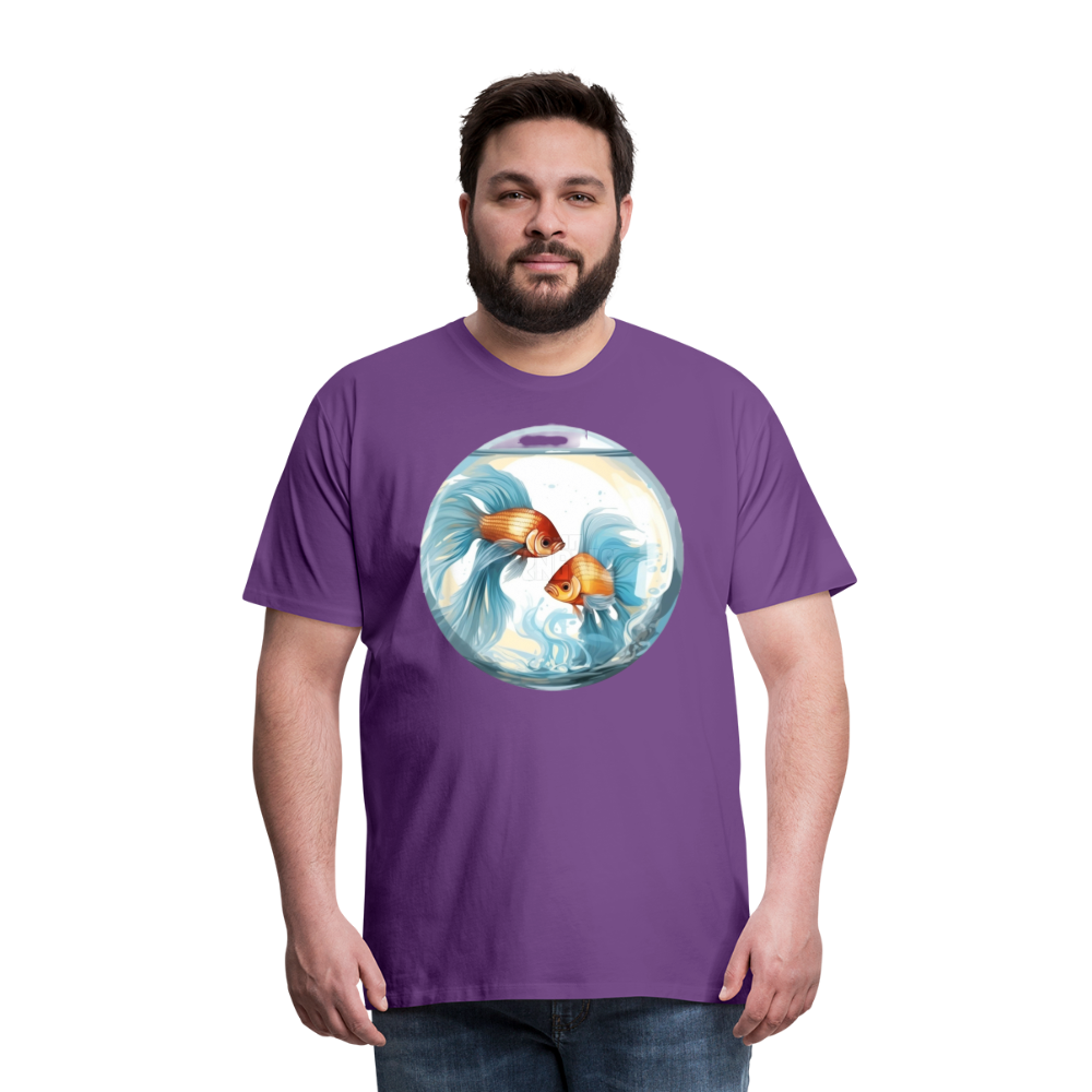 Men's Mythical Pisces Premium T-Shirt - purple