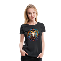 Thumbnail for Women’s Mosaic Aries Premium T-Shirt - black