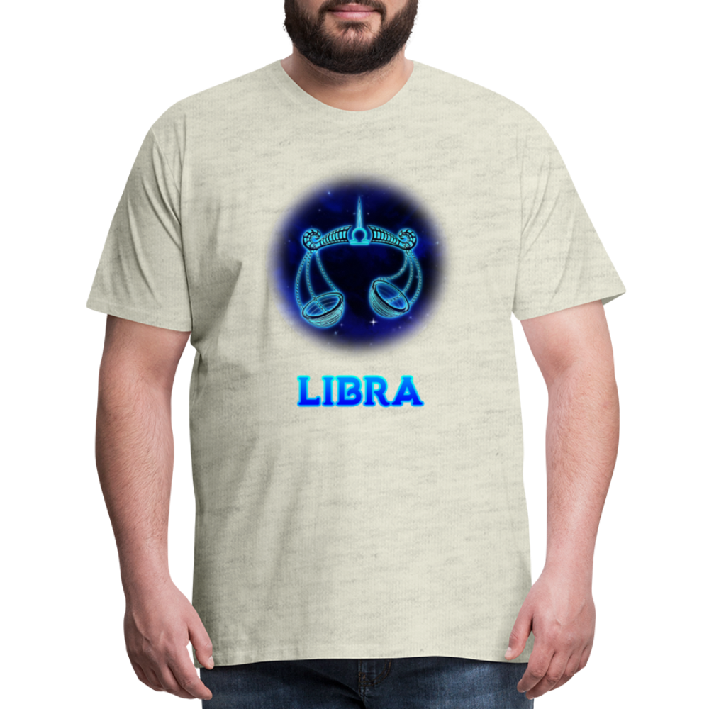 Men's Libra Premium T-Shirt - heather oatmeal