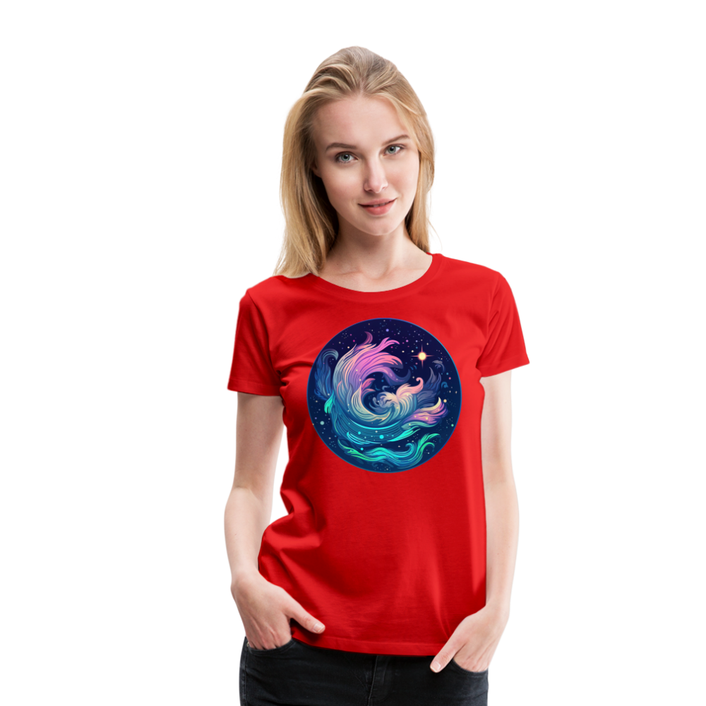 Women’s Magic Aquarius Premium T-Shirt - red