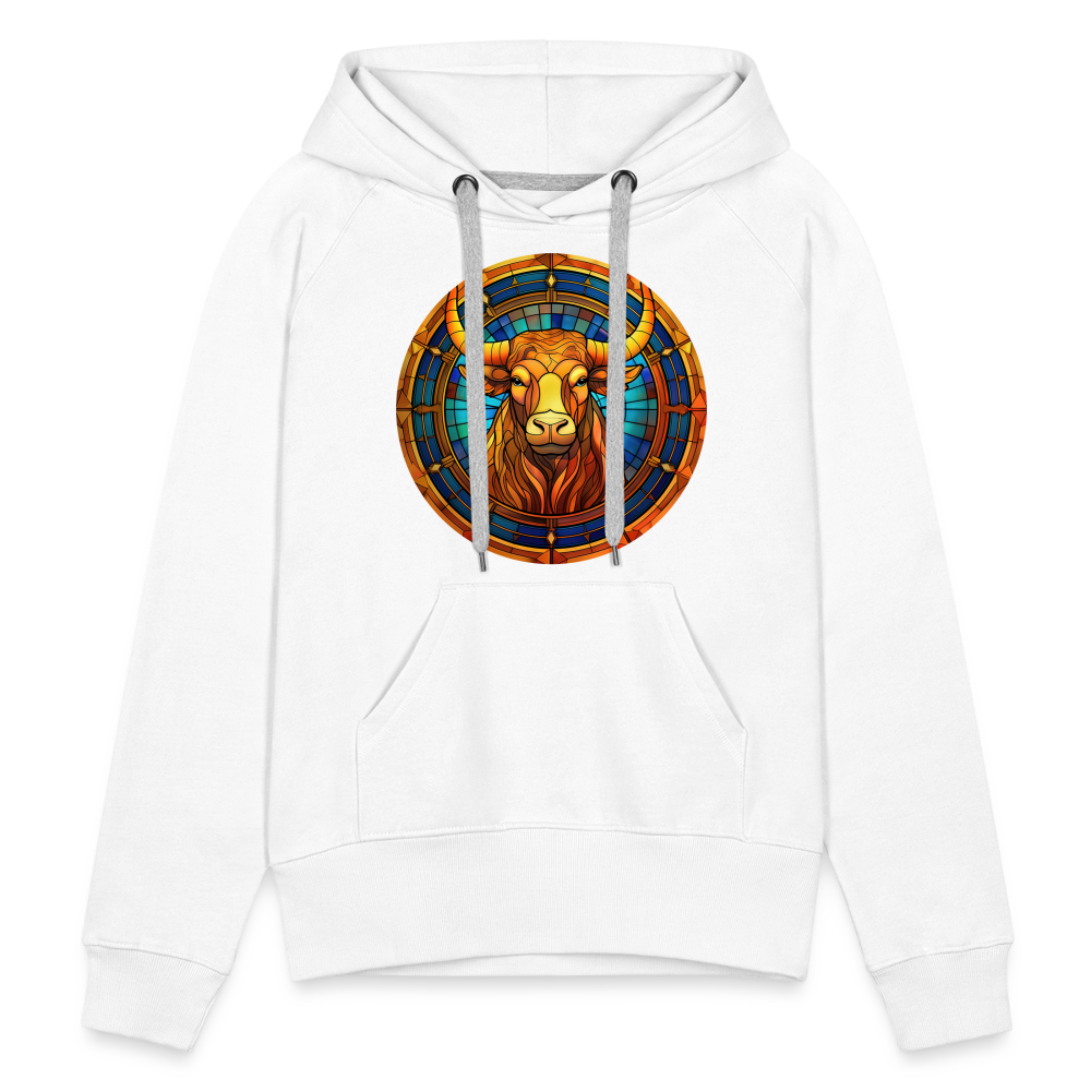 Women’s Mosaic Taurus Premium Hoodie - white