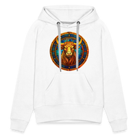 Thumbnail for Women’s Mosaic Taurus Premium Hoodie - white