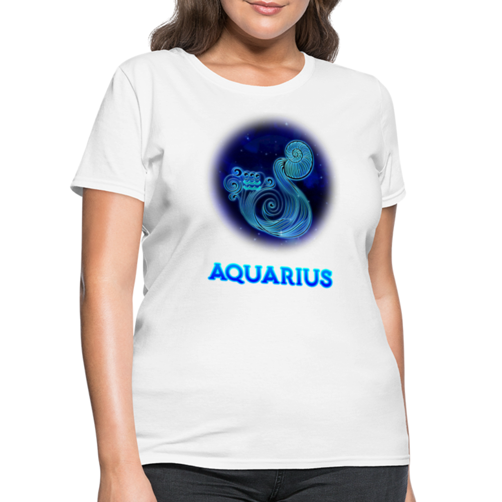 Women's Stellar Aquarius T-Shirt - white