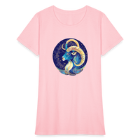 Thumbnail for Women's Mythical Capricorn T-Shirt - pink